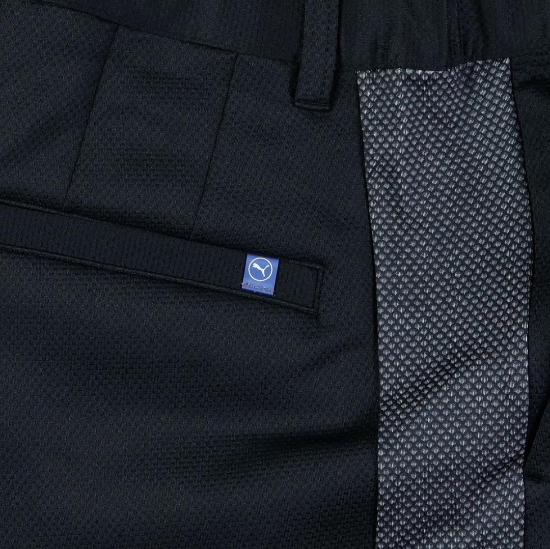 【L】秋冬 定価14,960円 プーマ ゴルフ ライン カードボードパンツ 黒