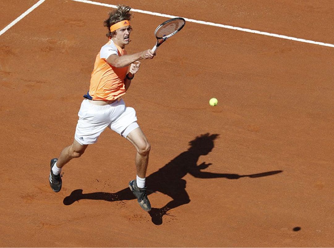 ズべレフ　本人着用　シューズ