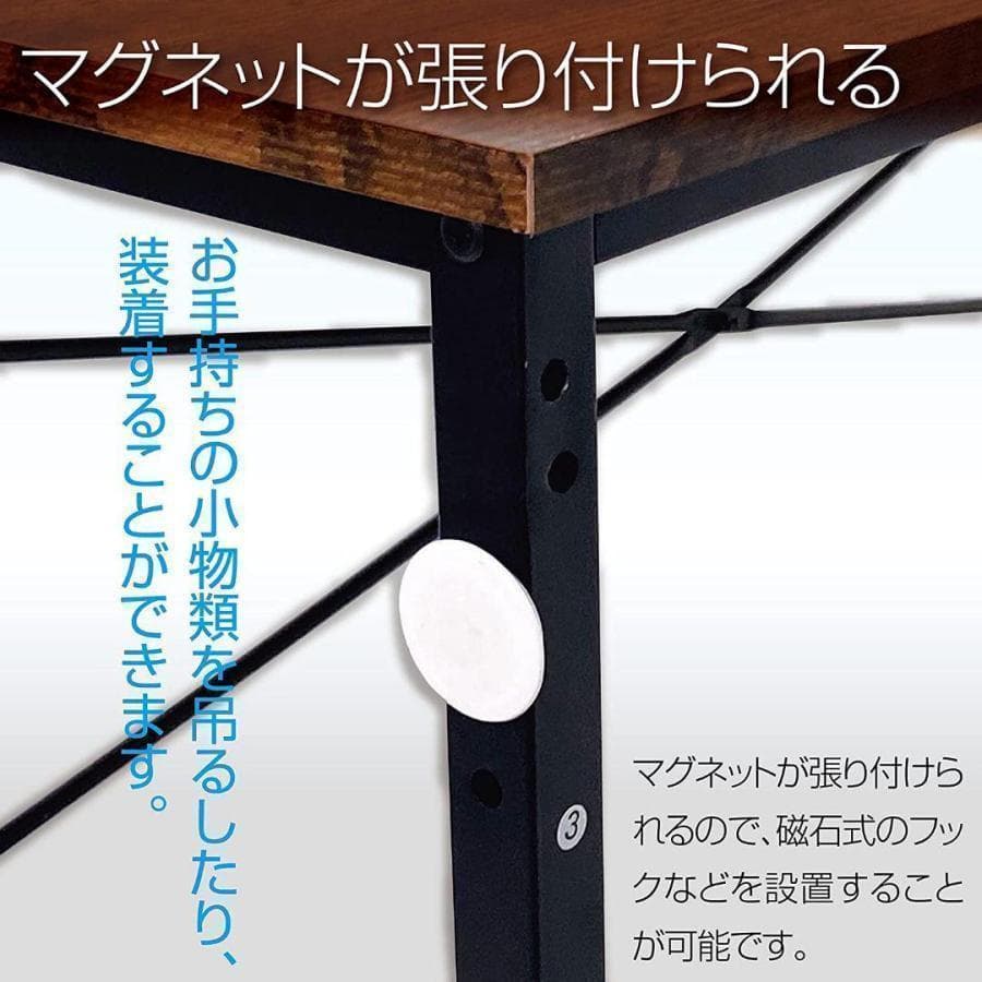 中古D25シンプルワークデスク 180cm 黒 パソコンデスク 作業台