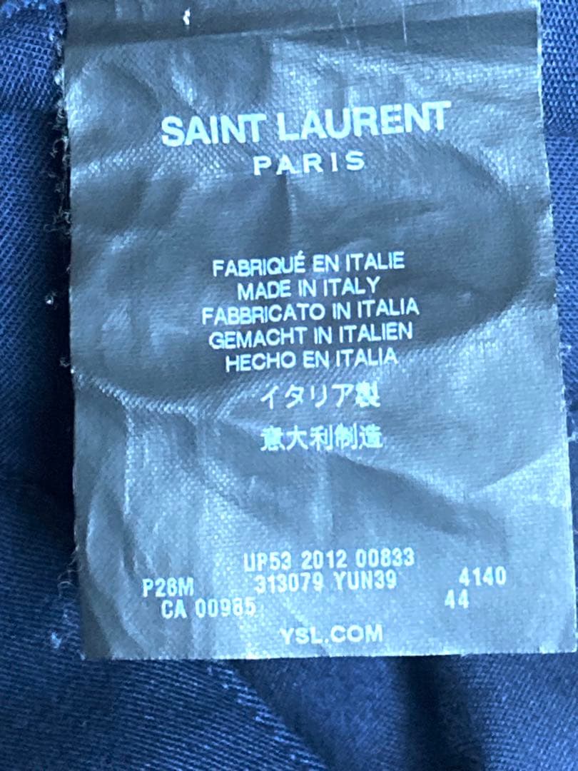 サンローラン パリ　グルカ　タック　ハーフパンツ　ショート　メンズ　ボトムス