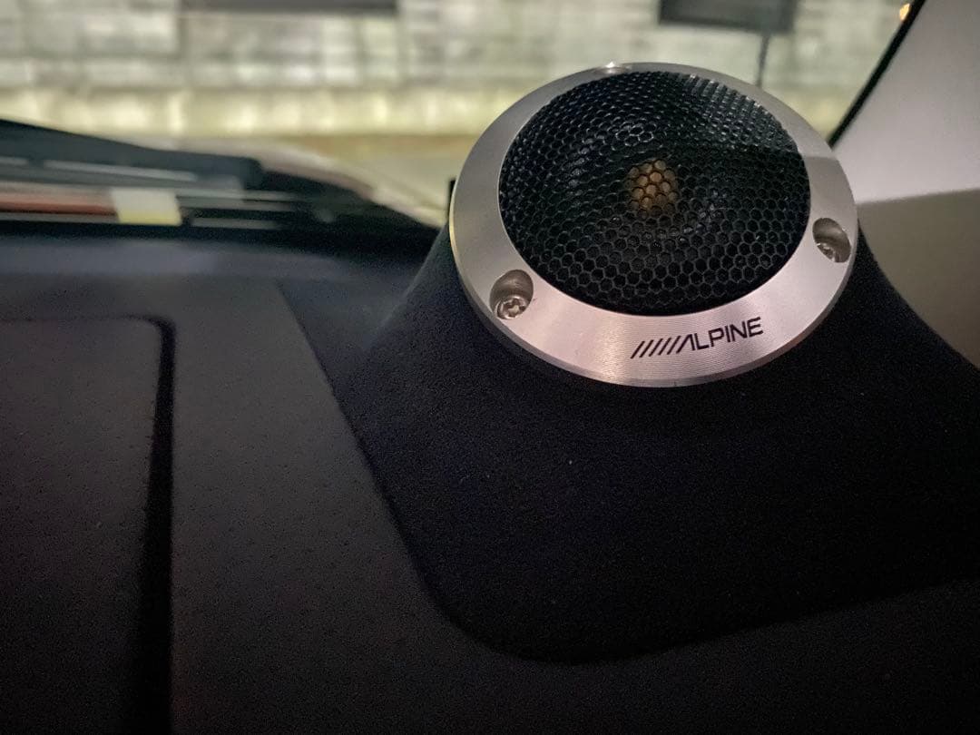 ALPINE 3cmツィーター、ネットワーク　fjクルーザー用ツィーターパネル