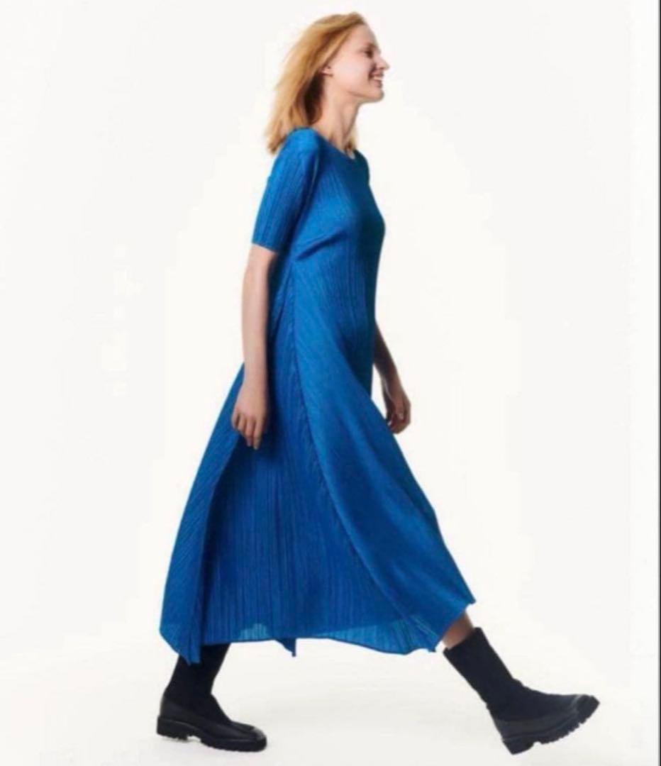 プリーツプリーズ2024 EFFICIENT SQUARE 黒 ワンピース 3