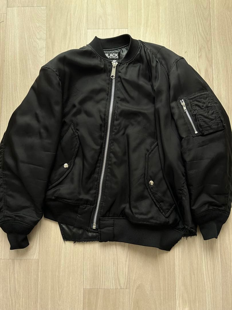 BLACK COMME des GARCONS 25SS MA-1ジャケット