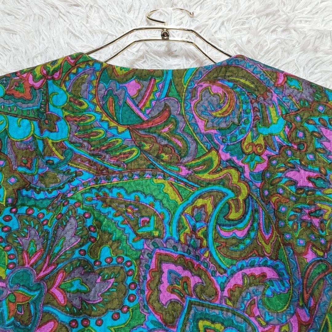 超美品 ミセス グラマージバンシィ　2L　シルク・ウール　ノーカラージャケット