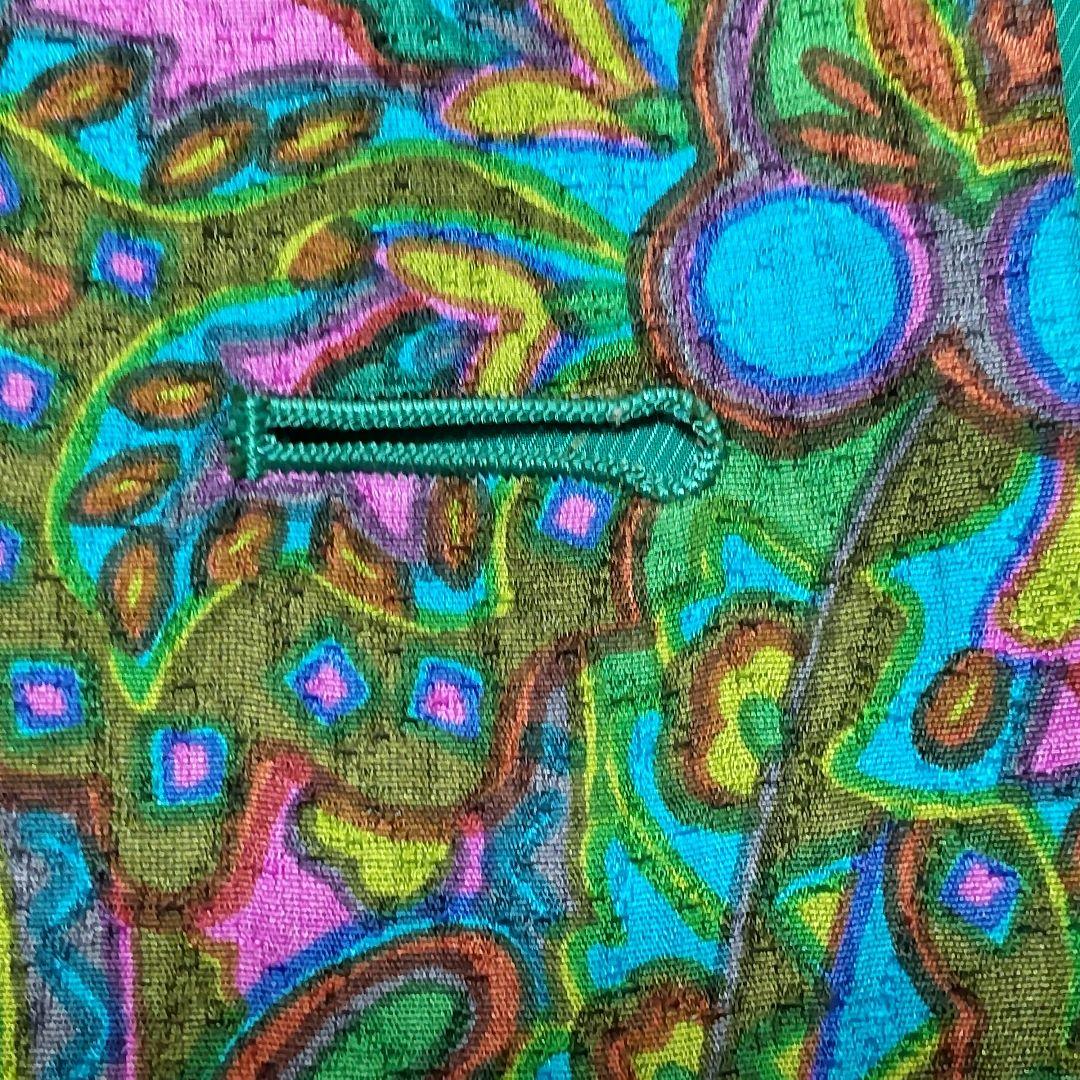 超美品 ミセス グラマージバンシィ　2L　シルク・ウール　ノーカラージャケット