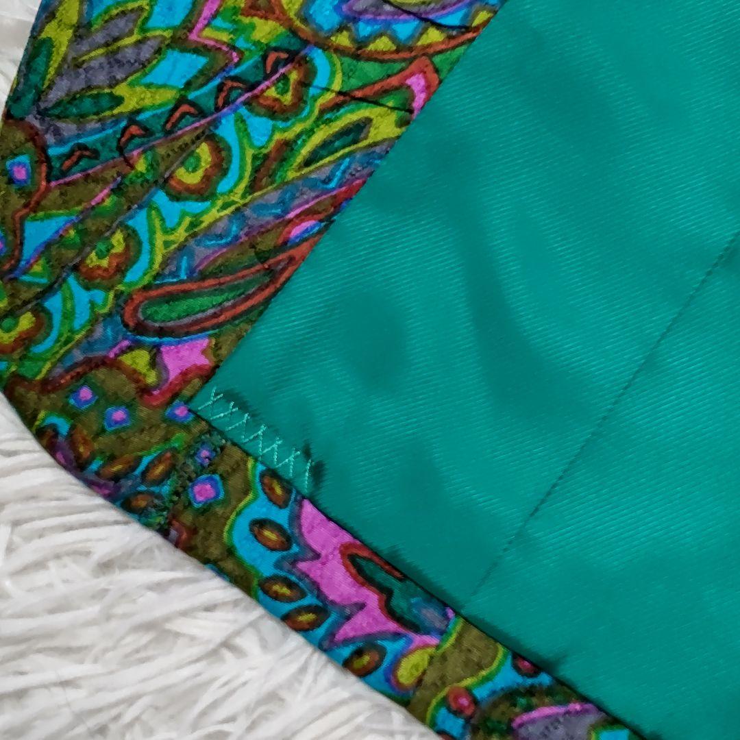 超美品 ミセス グラマージバンシィ　2L　シルク・ウール　ノーカラージャケット