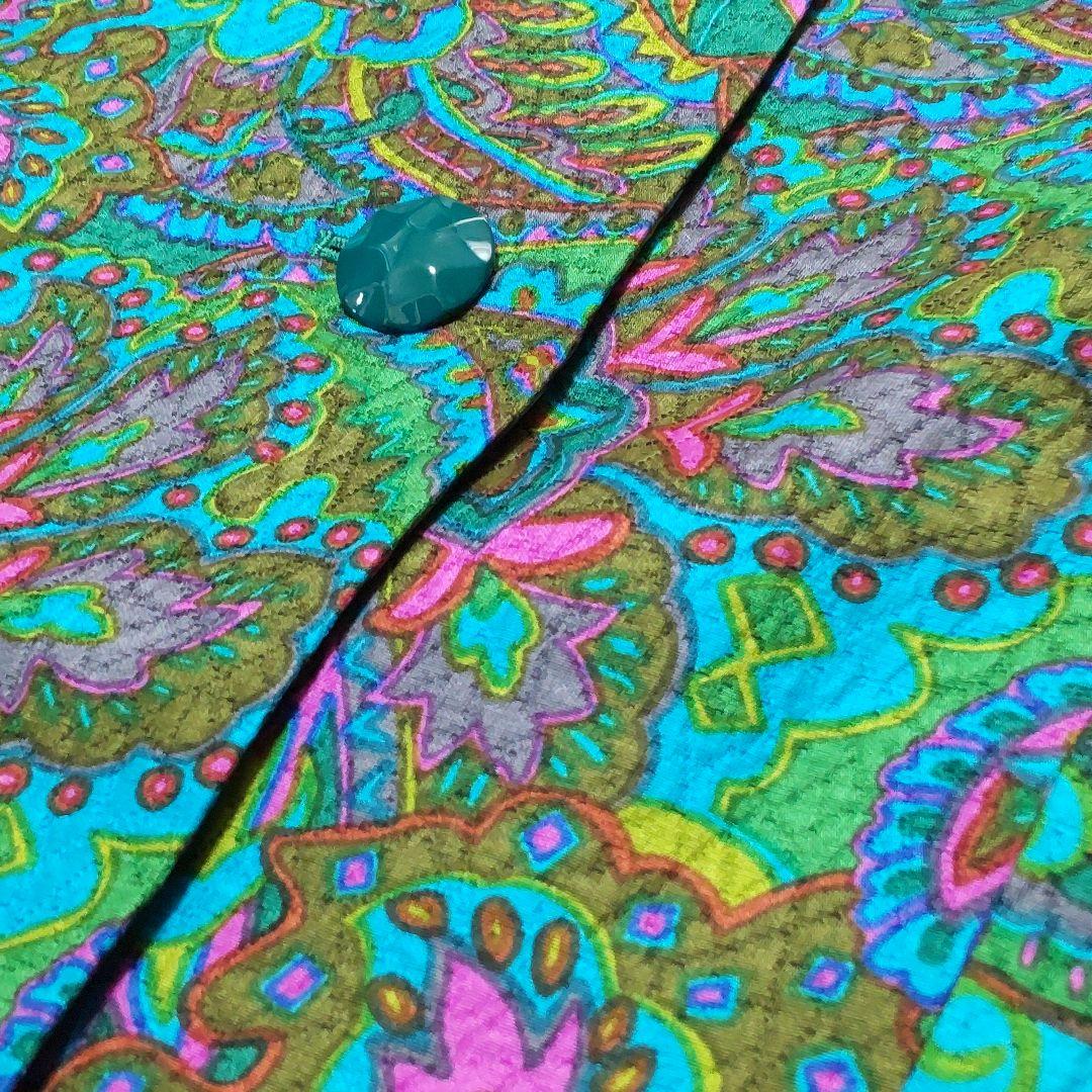 超美品 ミセス グラマージバンシィ　2L　シルク・ウール　ノーカラージャケット