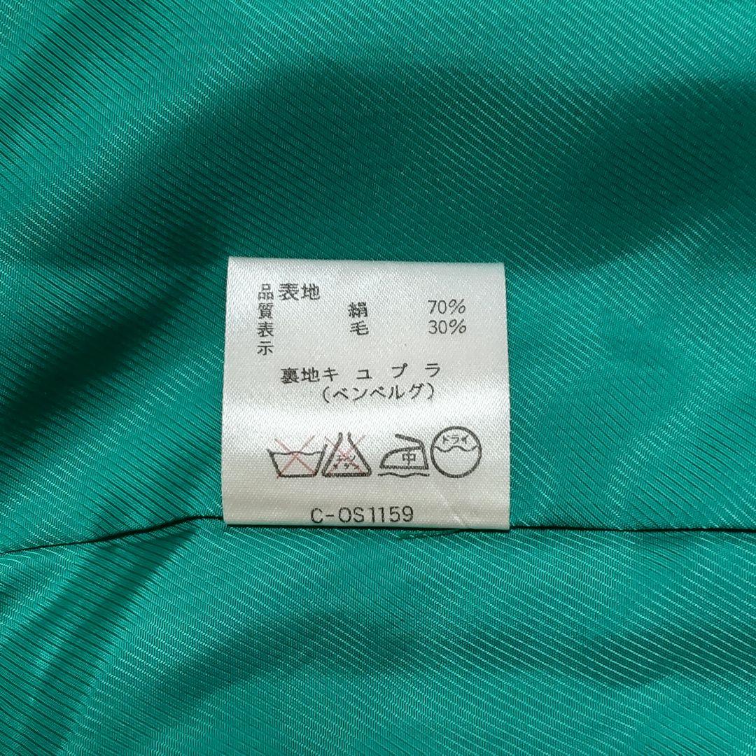 超美品 ミセス グラマージバンシィ　2L　シルク・ウール　ノーカラージャケット