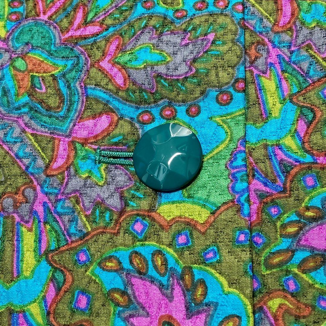 超美品 ミセス グラマージバンシィ　2L　シルク・ウール　ノーカラージャケット