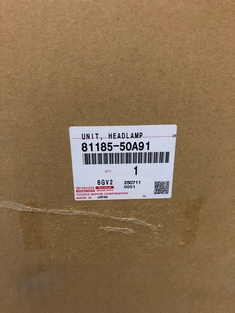 レクサス LS460 UVF45後期 左ヘッドライト81185-50A91