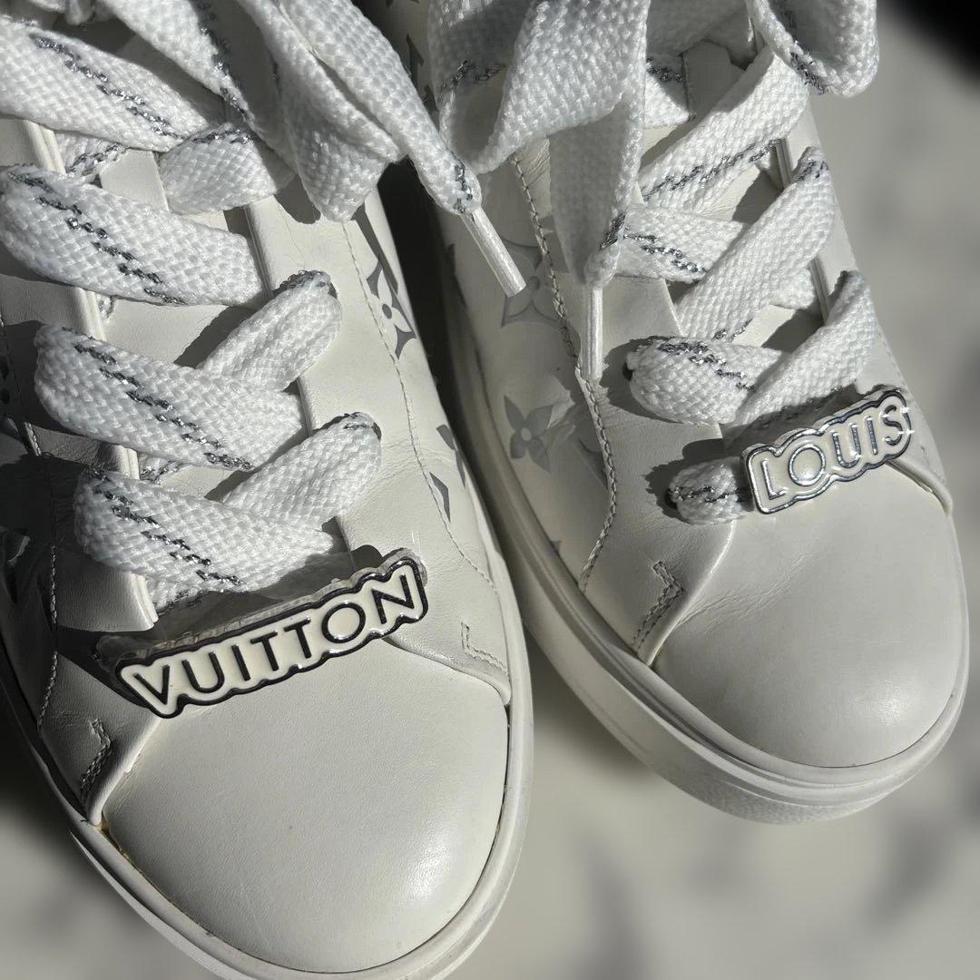 ルイヴィトン　タイムアウトライン　モノグラム　スニーカー　シューズ　フロントロー