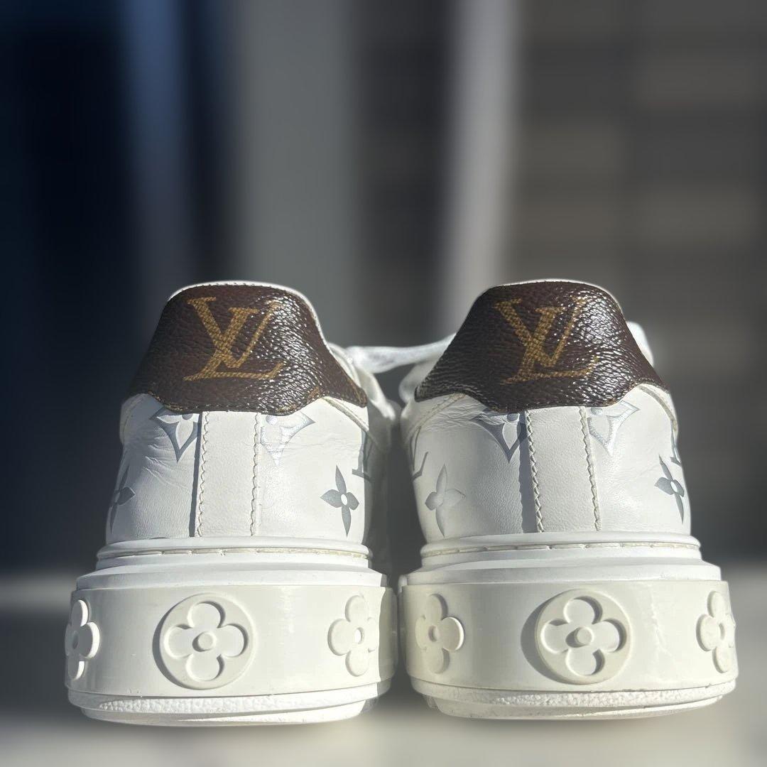 ルイヴィトン　タイムアウトライン　モノグラム　スニーカー　シューズ　フロントロー
