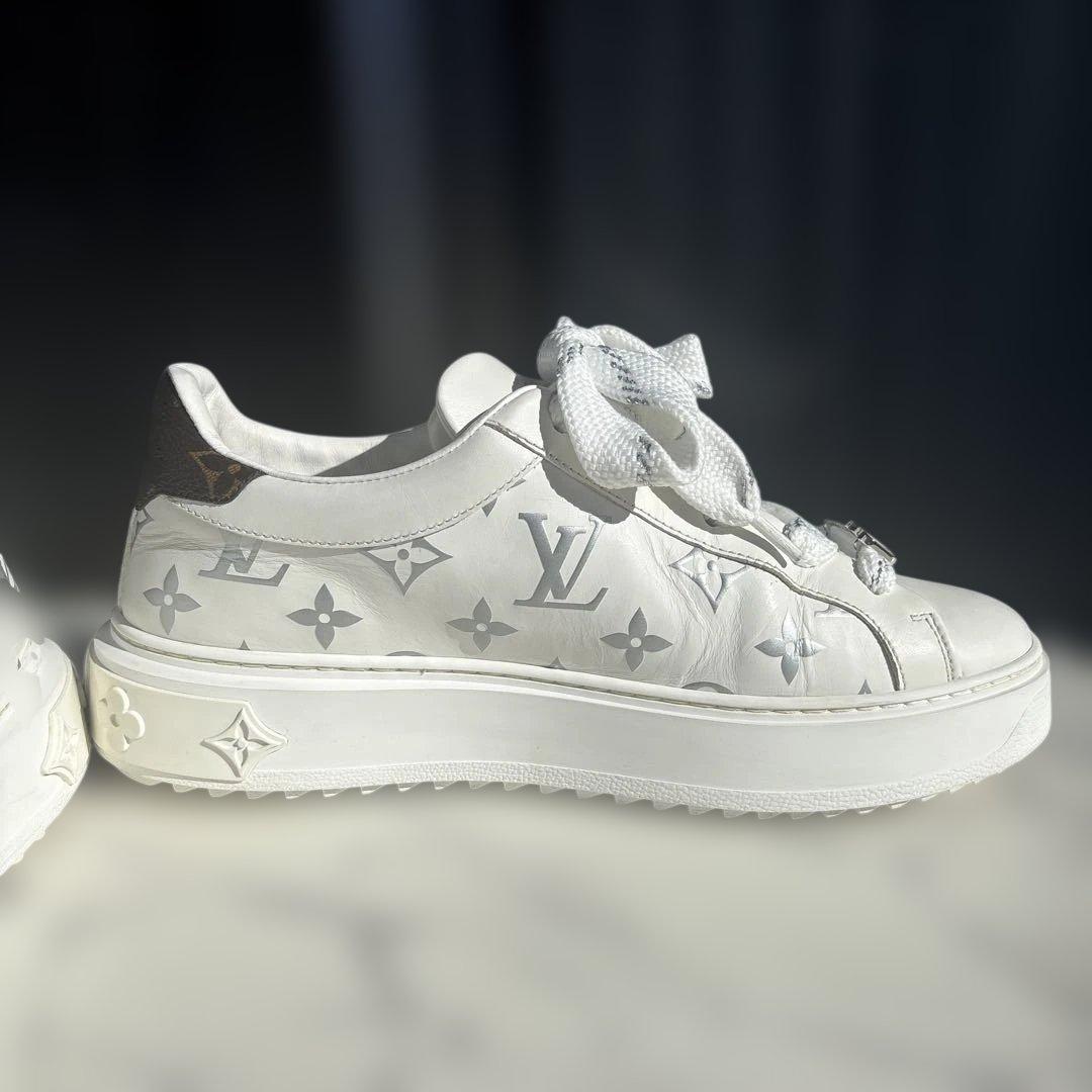 ルイヴィトン　タイムアウトライン　モノグラム　スニーカー　シューズ　フロントロー