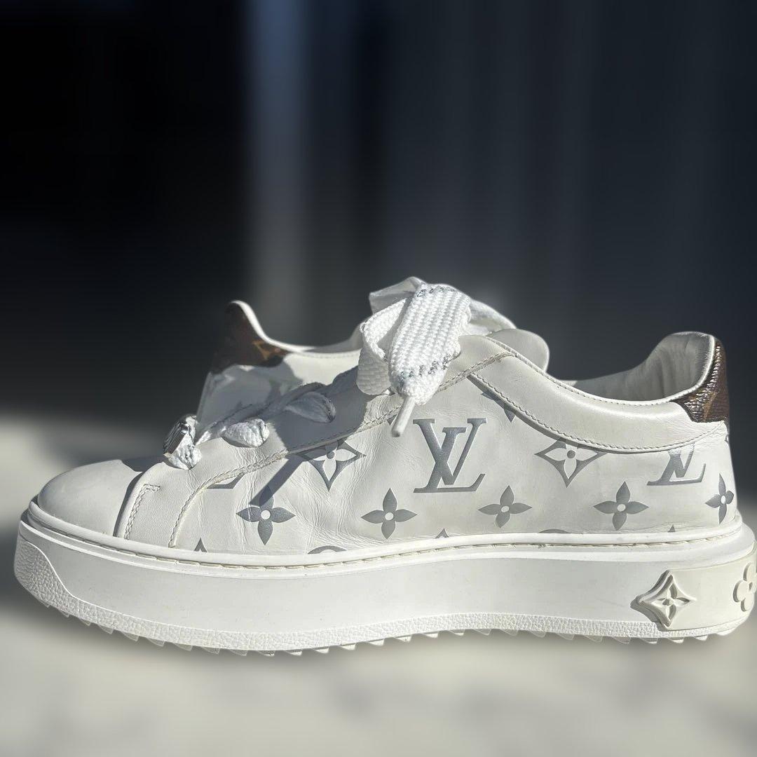 ルイヴィトン　タイムアウトライン　モノグラム　スニーカー　シューズ　フロントロー