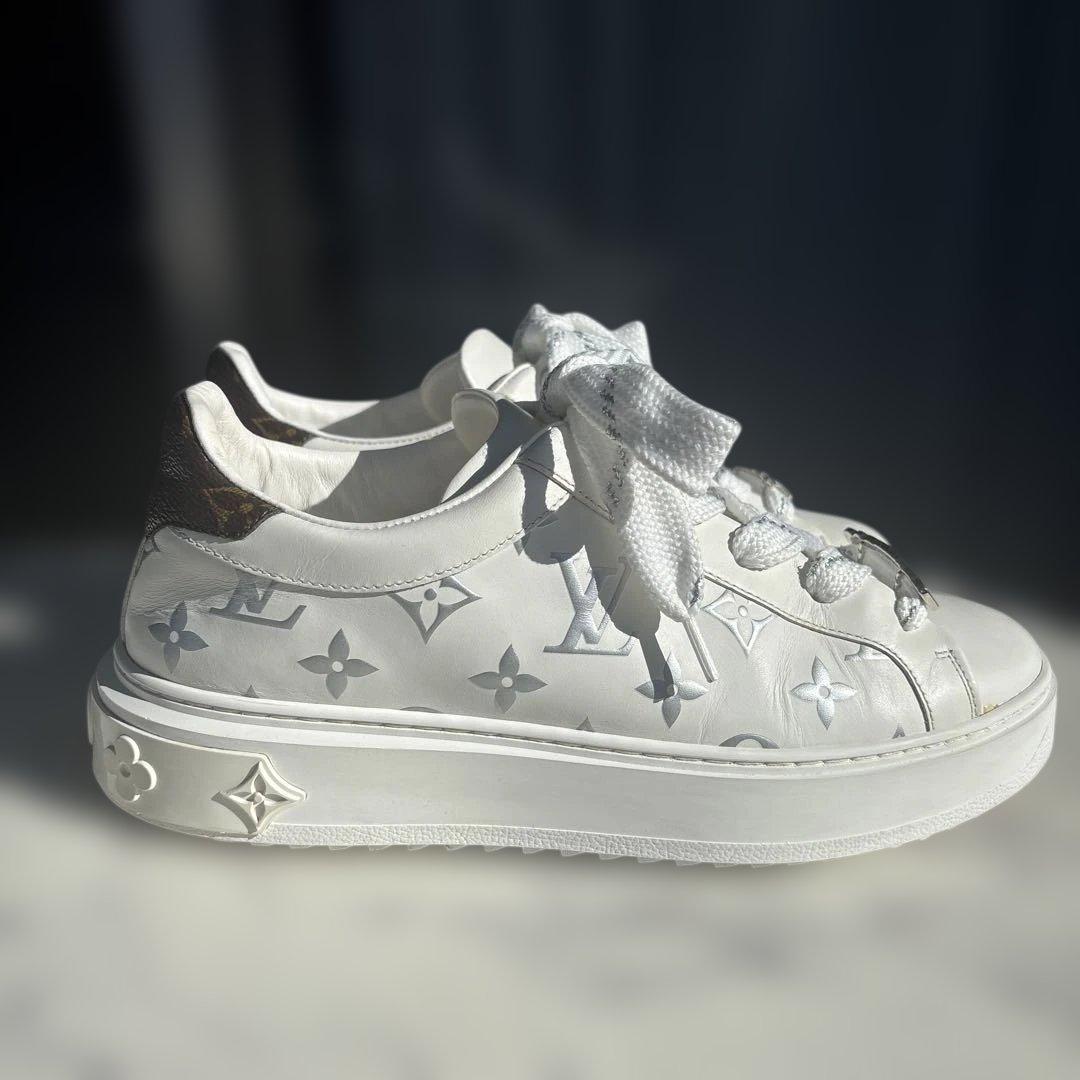 ルイヴィトン　タイムアウトライン　モノグラム　スニーカー　シューズ　フロントロー