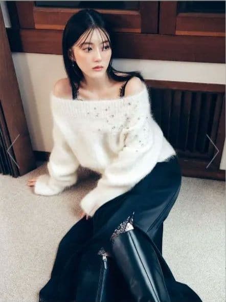 FRAY I.D[WEB限定カラー]レーストリムキャミワンピース