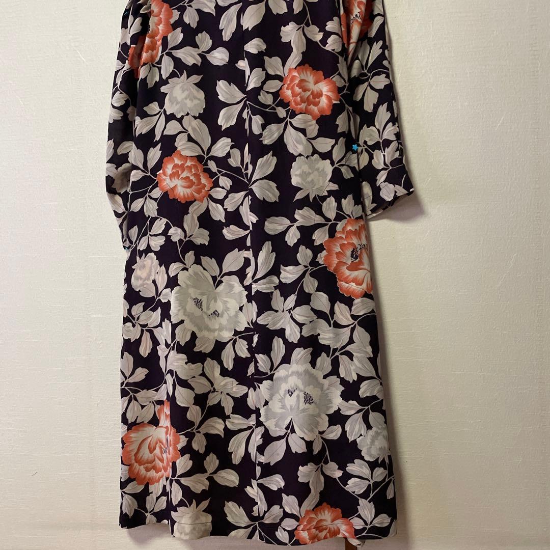 最終　お値下げ　大正ロマン綸子ワンピース