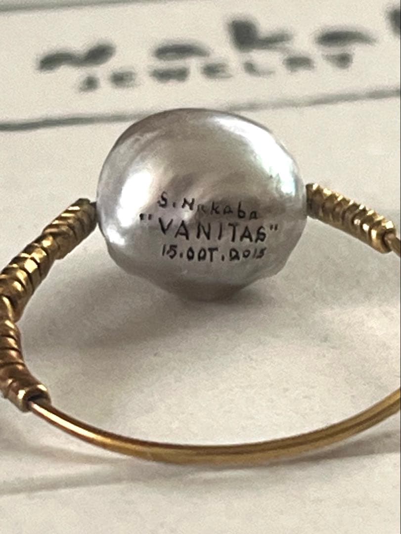 【レア】Shinji Nakaba “VANITAS”スカル リング