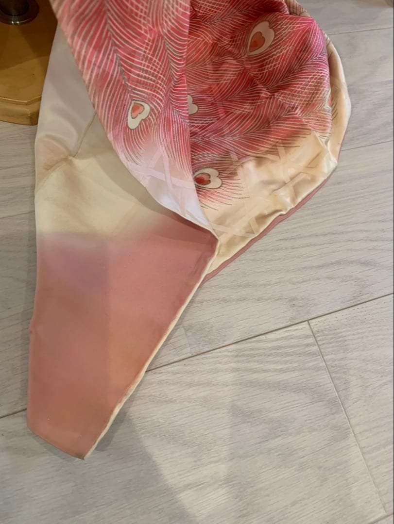 振袖　大正ロマン　昭和レトロ　アンティーク　羽織り　着物　道行　和洋折衷