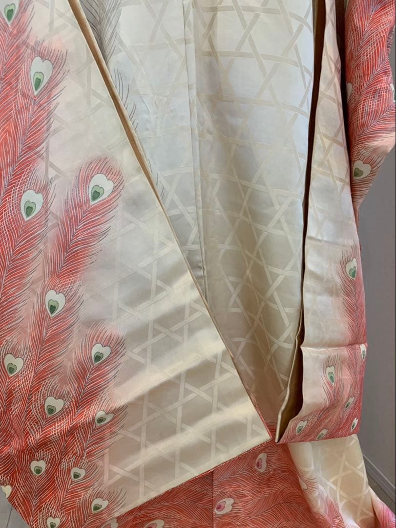 振袖　大正ロマン　昭和レトロ　アンティーク　羽織り　着物　道行　和洋折衷