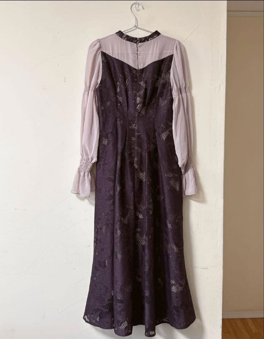 【超美品】アシンメトリータックドレス niana Lサイズ 本日即日発送可能です