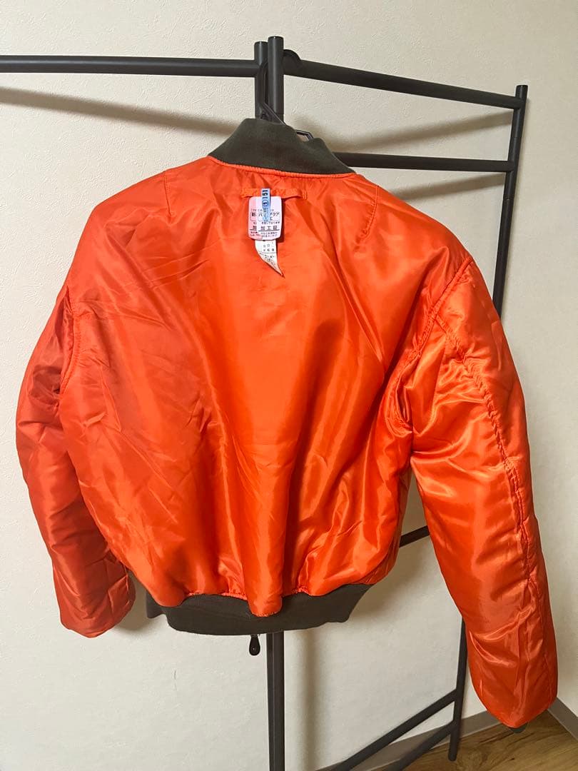 90s MA1 ジャケット リバーシブル jazzix ミリタリー 画像要確認