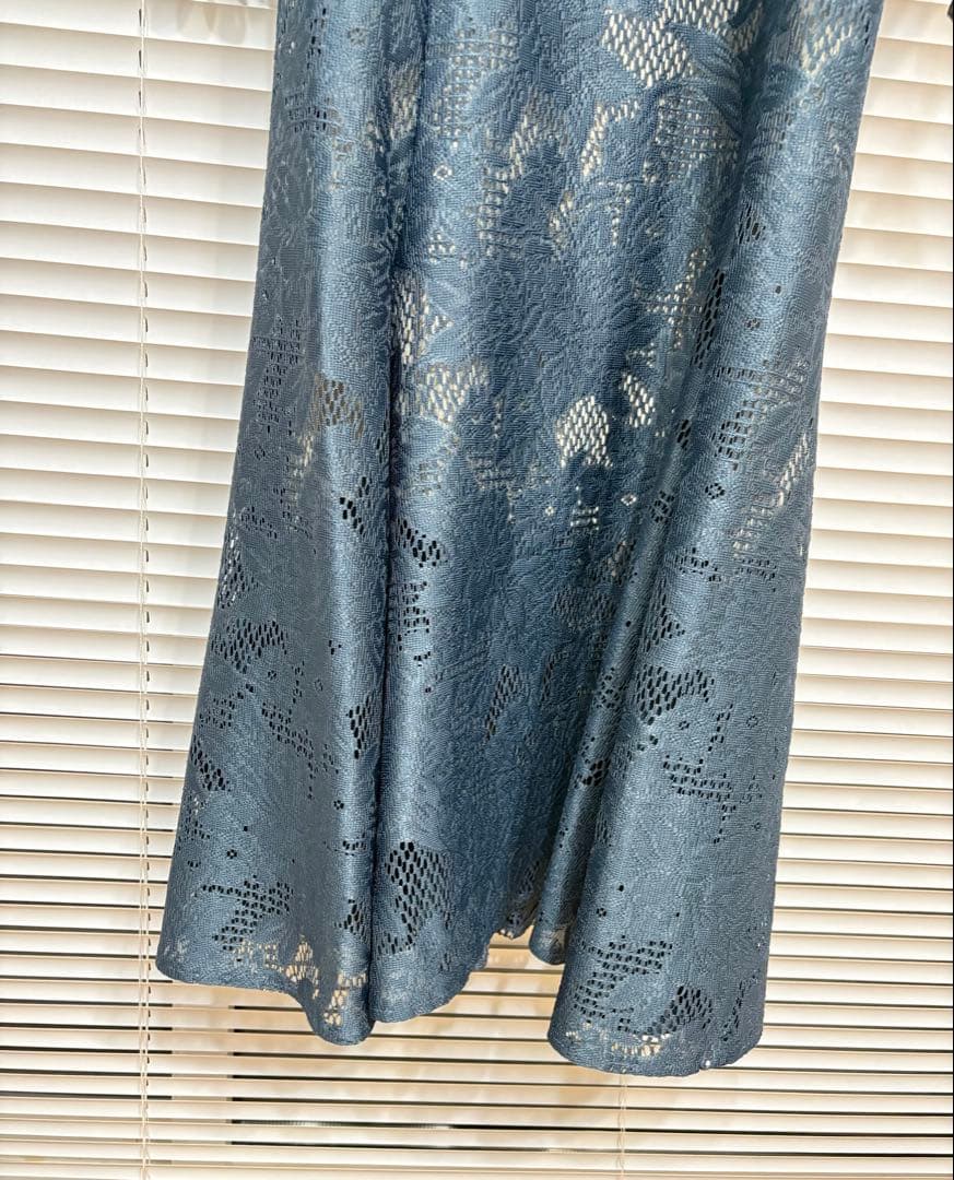 シフォンボレロセットメニーウエイドレス　ブルー　オケージョン　結婚式　お呼ばれ