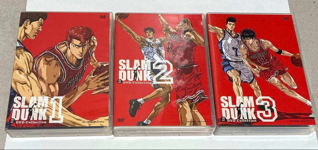 大特価セール　激レア　SLAM DUNK DVDVOL.1 .2.3+特典BOX