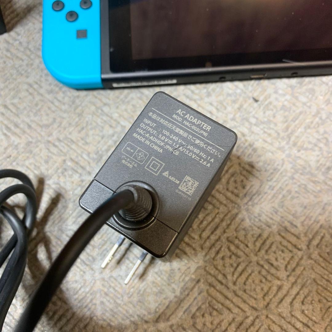 J339\" 初期化済 Nintendo Switch ネオンレッド ブルー