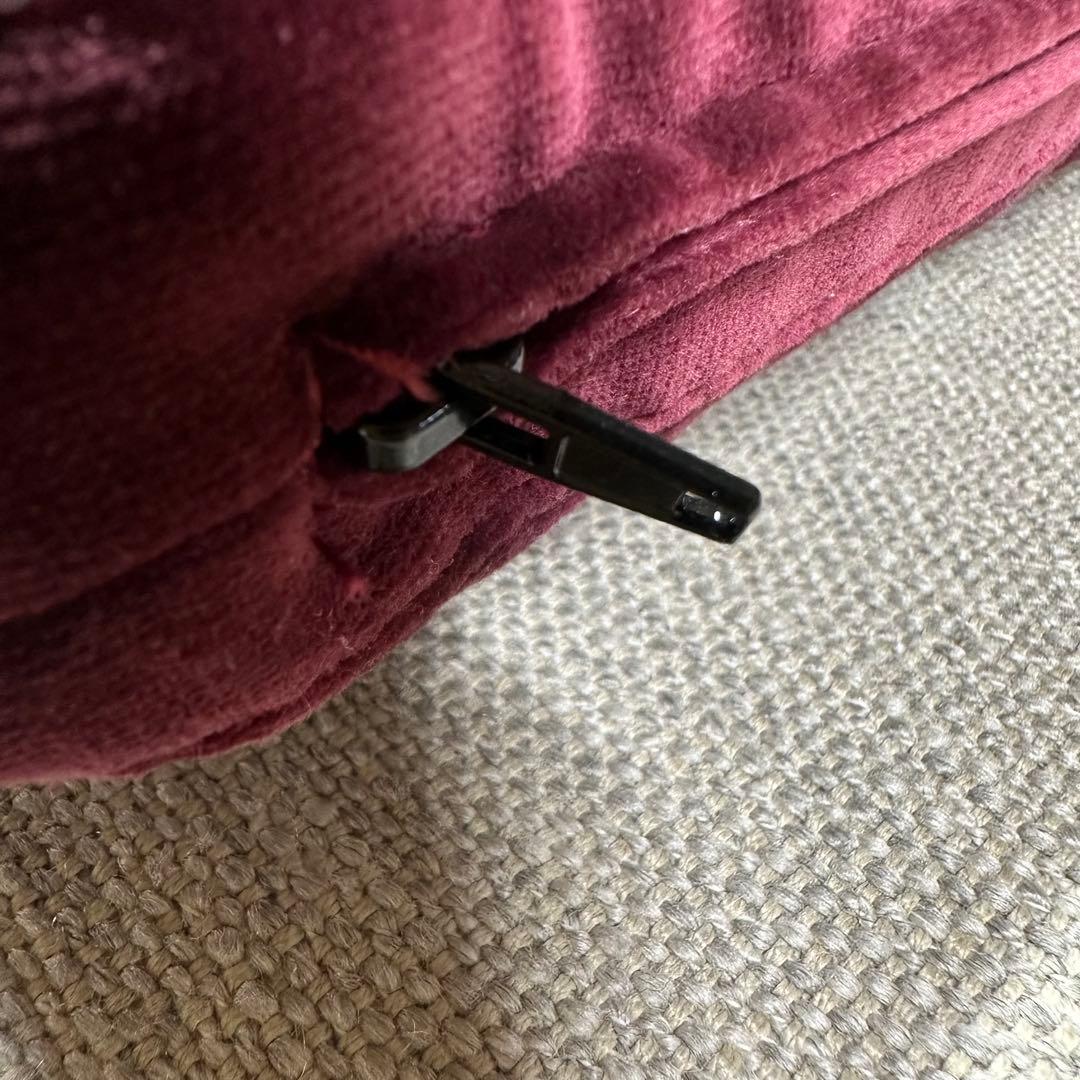 Minotti 　クッション　高級家具　ミノッティ　ワインレッド 1個