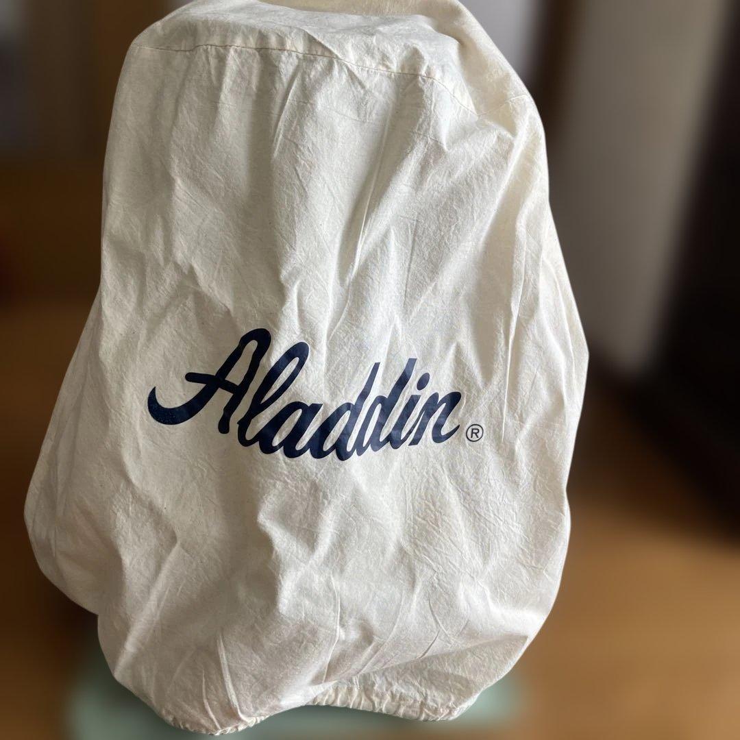 アラジン　灯油ストーブ　カバー付き　動作確認済み。芯の交換必要です。