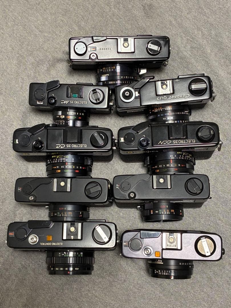 ⭐️希少⭐️9台まとめ売り⭐️ ブラックボディ レンジファインダー フィルムカメラ