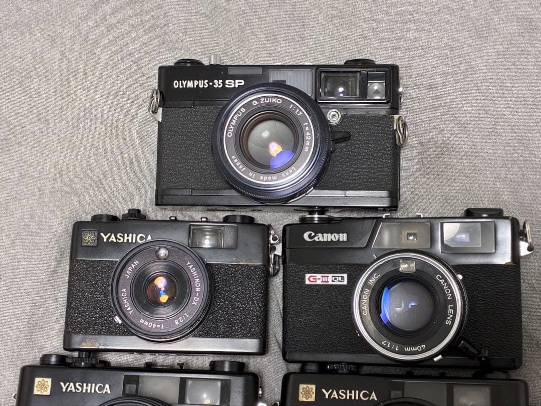 ⭐️希少⭐️9台まとめ売り⭐️ ブラックボディ レンジファインダー フィルムカメラ