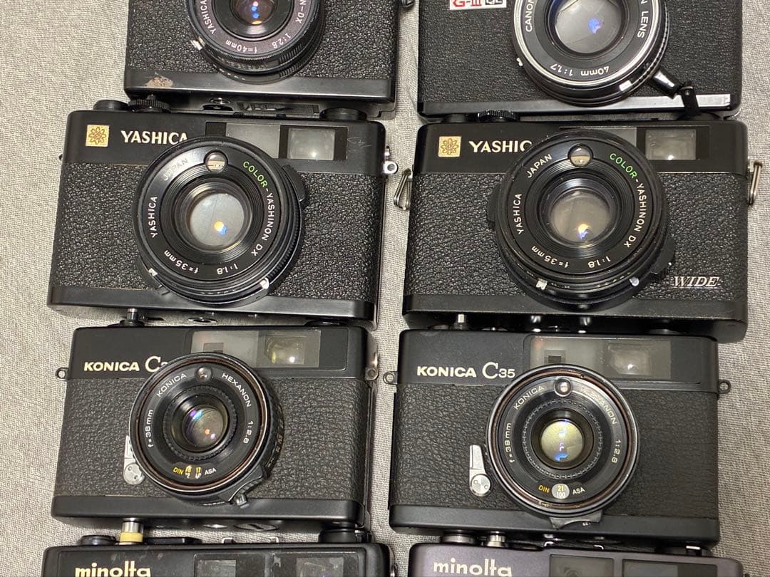 ⭐️希少⭐️9台まとめ売り⭐️ ブラックボディ レンジファインダー フィルムカメラ