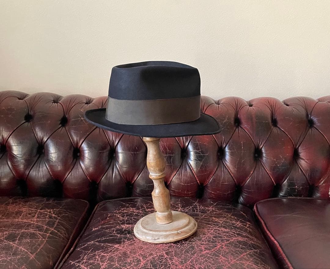 希少ビックサイズ7 1/2 50S STETSON ステットソン ヴィンテージ