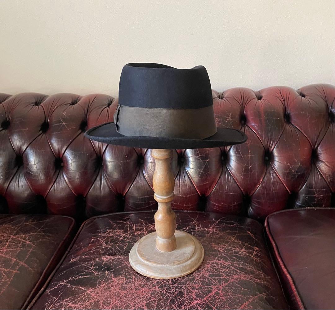 希少ビックサイズ7 1/2 50S STETSON ステットソン ヴィンテージ