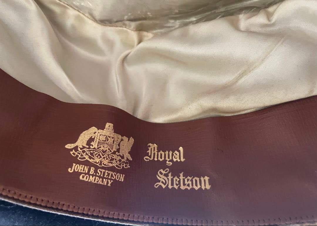 希少ビックサイズ7 1/2 50S STETSON ステットソン ヴィンテージ