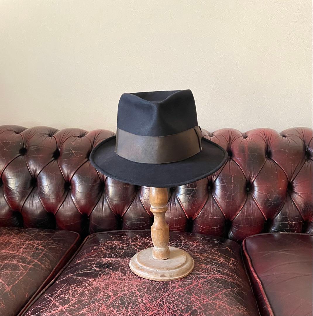 希少ビックサイズ7 1/2 50S STETSON ステットソン ヴィンテージ