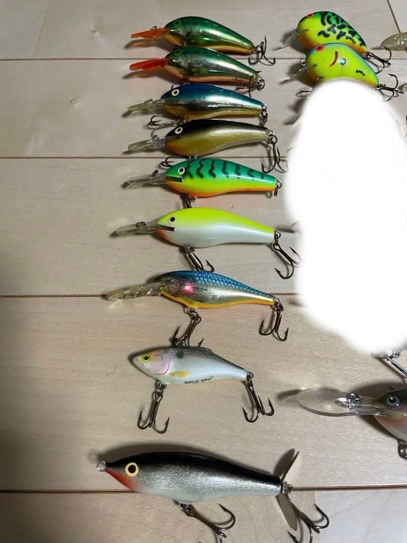 バス釣り引退セット　ミノークランクシャッドラパラ　ヘドン