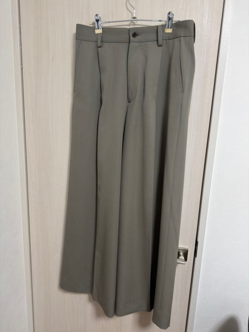 パンツ stein EXTRA WIDE TROUSERS toupe beige