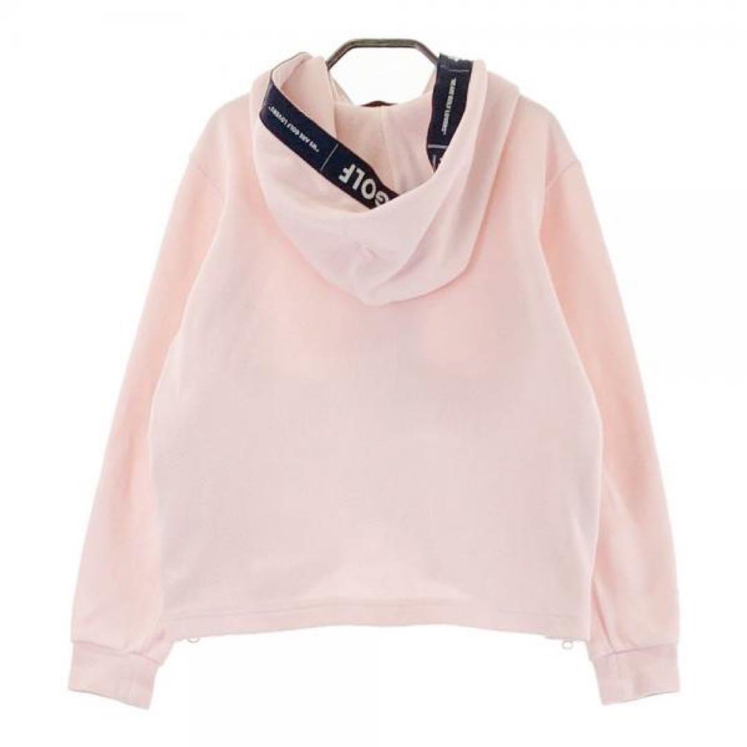 【試着のみ】PEARLY GATES GOLF フード付きパーカー ピンク 0