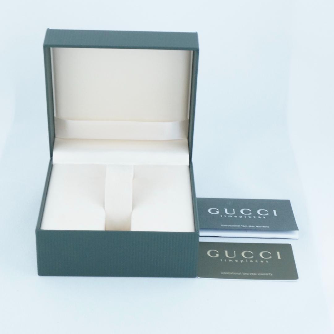 洗浄済み グッチ 5500L ブラック文字盤 レディース　箱付 稼働　保証書