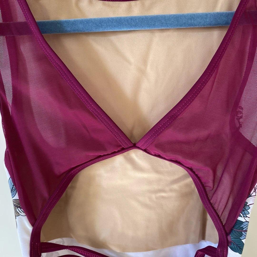 ［新品］eleve花柄バレエレオタード Mサイズ