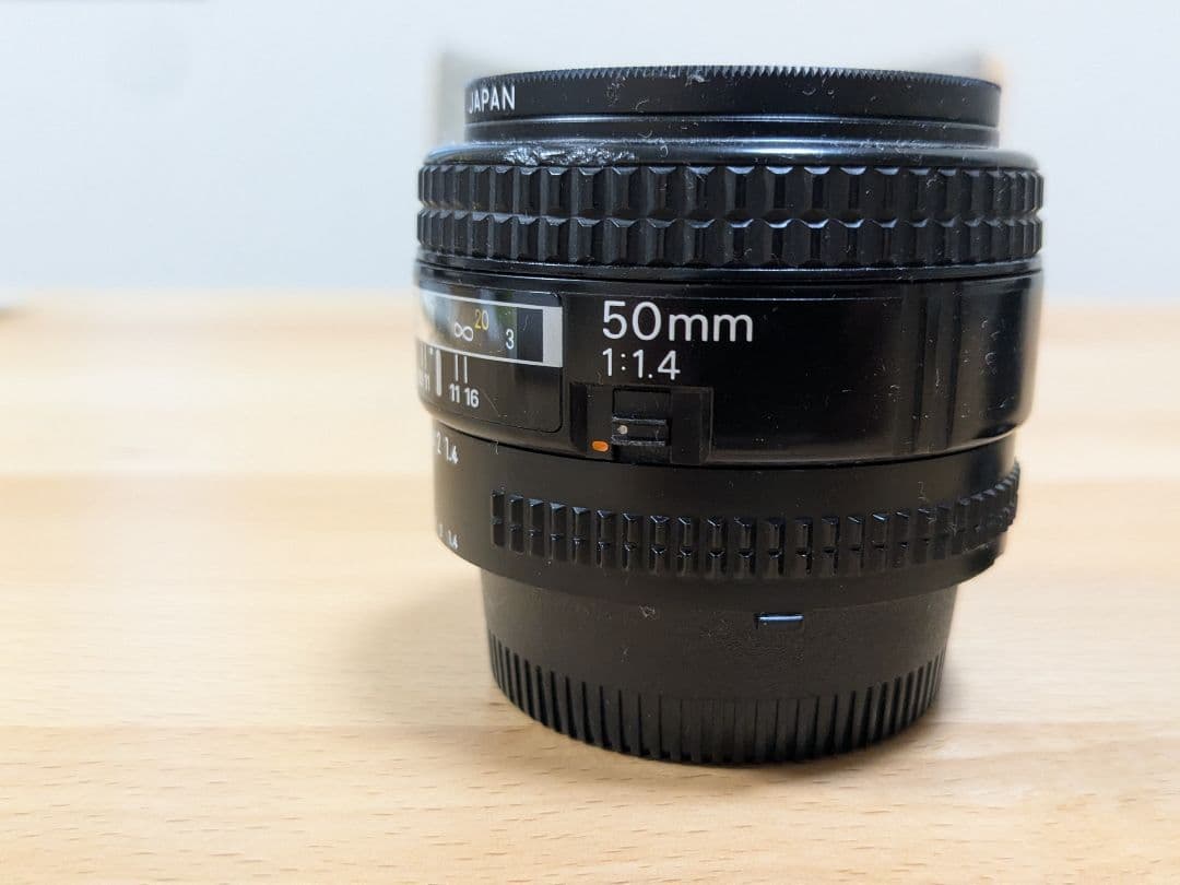 AF nikkor　50mm f1.4 オートフォーカスレンズ