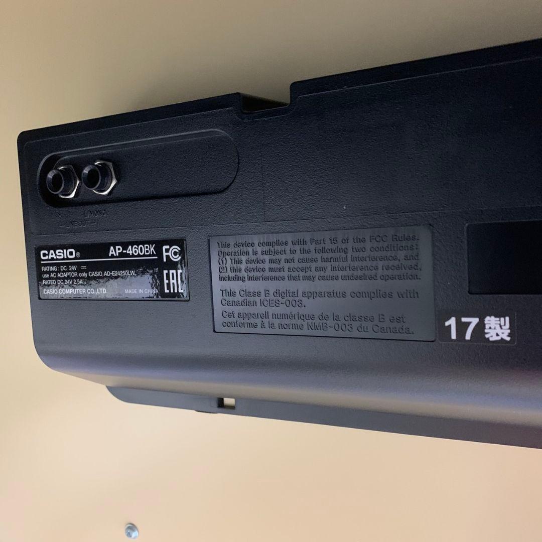 J493\" CASIO CELVIANO AP-460 電子ピアノ 17年製 黒