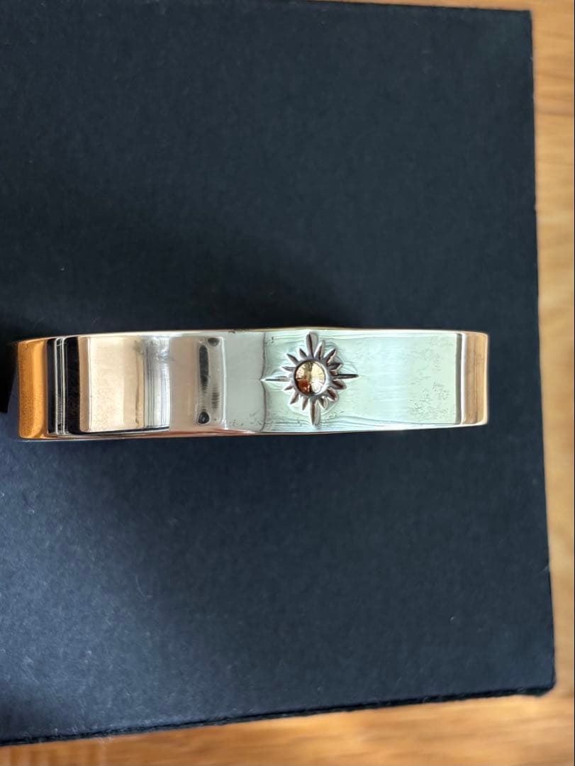 アリゾナフリーダム　k18 シルバー　バングル　太陽神