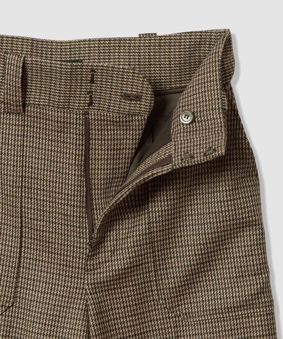 アルアバイル　CHIC TWEEDベイカーパンツ　ブラウン　ルルウィルビー