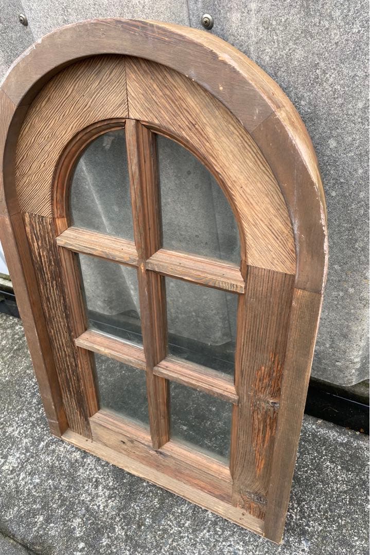 アンティーク/フランス/古材/窓枠/窓/アーチ窓/店舗什器/②
