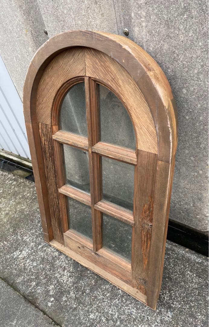 アンティーク/フランス/古材/窓枠/窓/アーチ窓/店舗什器/②