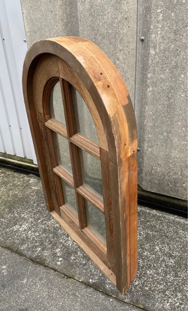 アンティーク/フランス/古材/窓枠/窓/アーチ窓/店舗什器/②